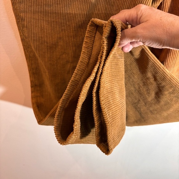 DENIM FORUM Sz 31 The Joni High Rise Loose Corduroy Trousers Pants - Picture 8 of 10